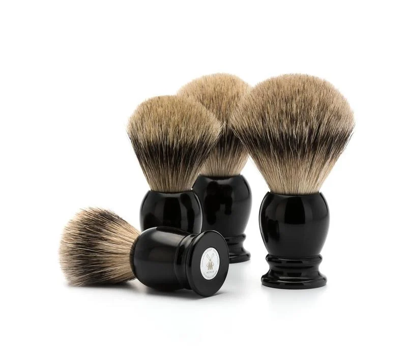 muehle-scheerkwast-silvertip-dassenhaar-zwart